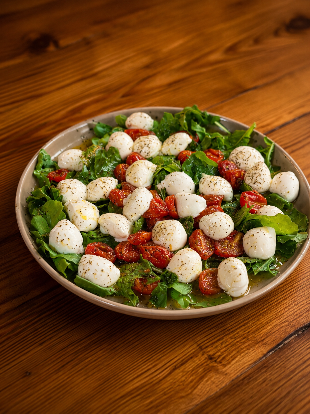 Ensalada con Tomates Confitados